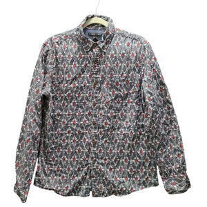 21 Men Mens Button Up Shirt Multicolor Size Large 100% Cotton Long Sleeve Collar